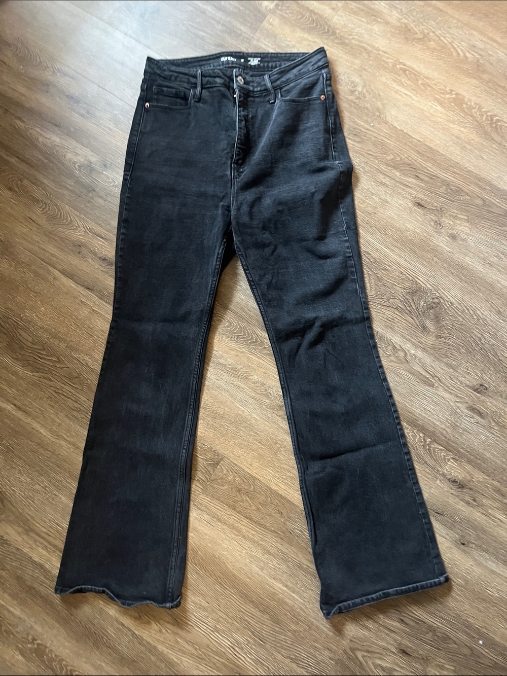 Old Navy Women's Black Flare Jeans